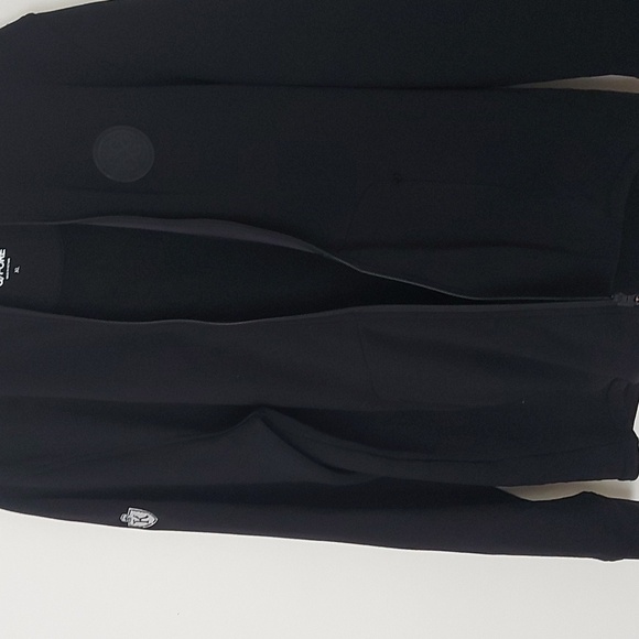 G/FORE Mens Full Zip Front Sweatshirt Hoodie with Zip Pockets Black Size XLarge - Picture 8 of 8